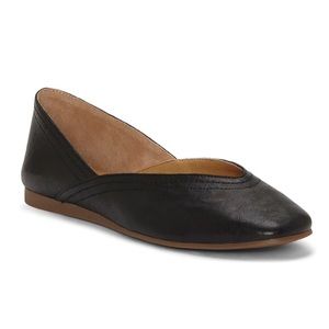Lucky Brand Women’s Alba Black Leather Flats